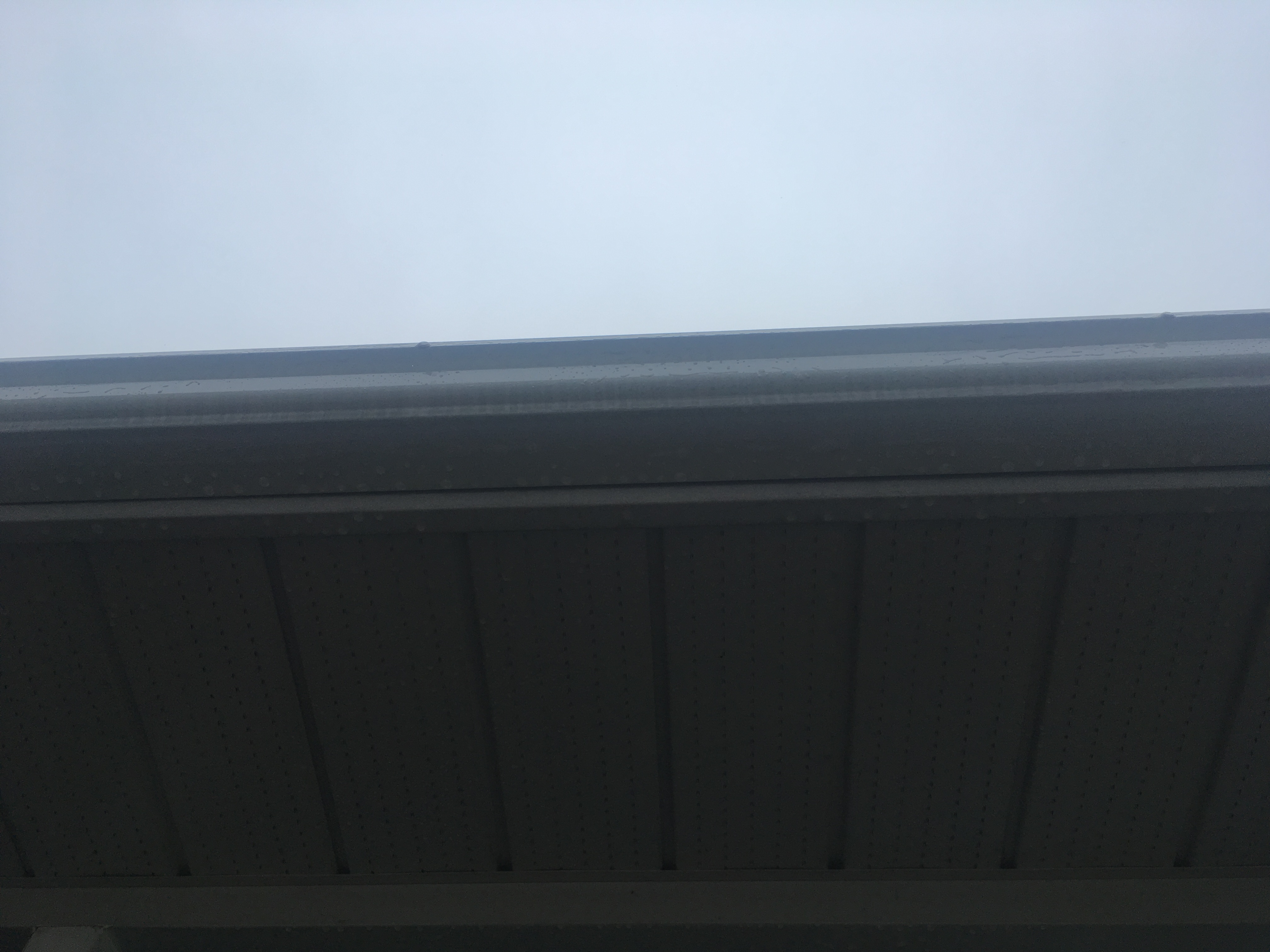 how to remove black marks from eaves